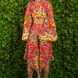 Panajay Flared Tied Top