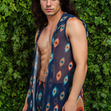 Hypnotic Resonance Mesh Male Split Pants