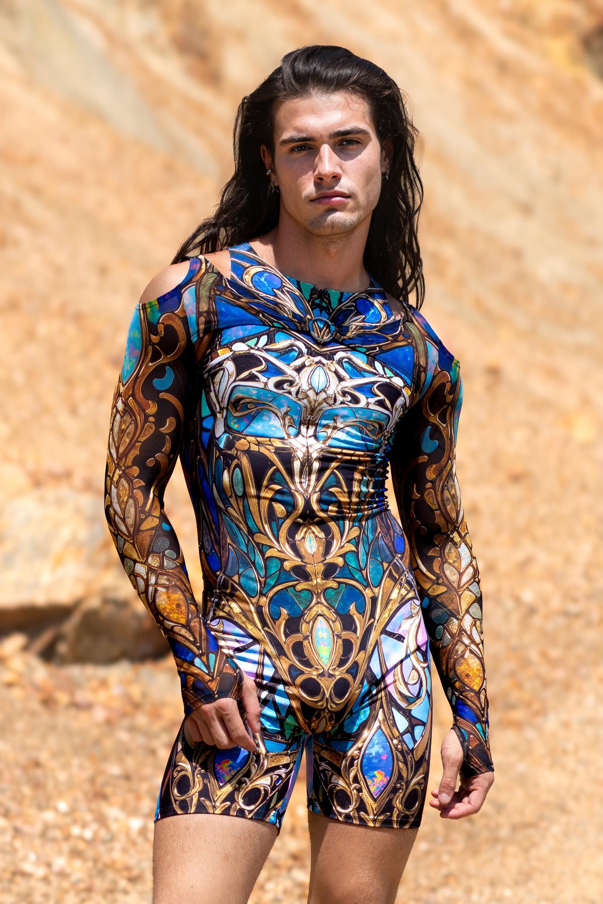Heartstone Male Shrug Romper Set 1
