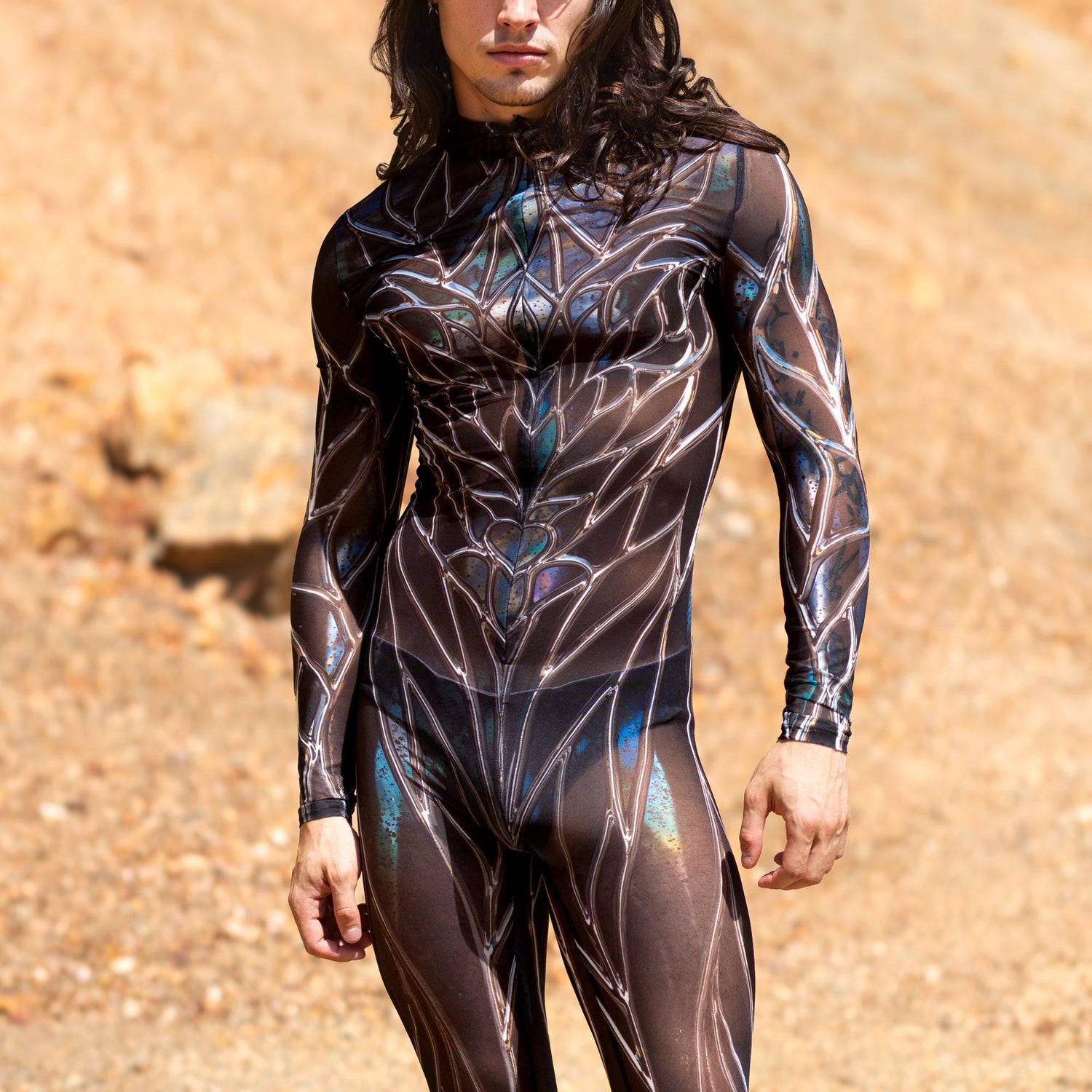 Oilslick Male Mesh Costume Mesh