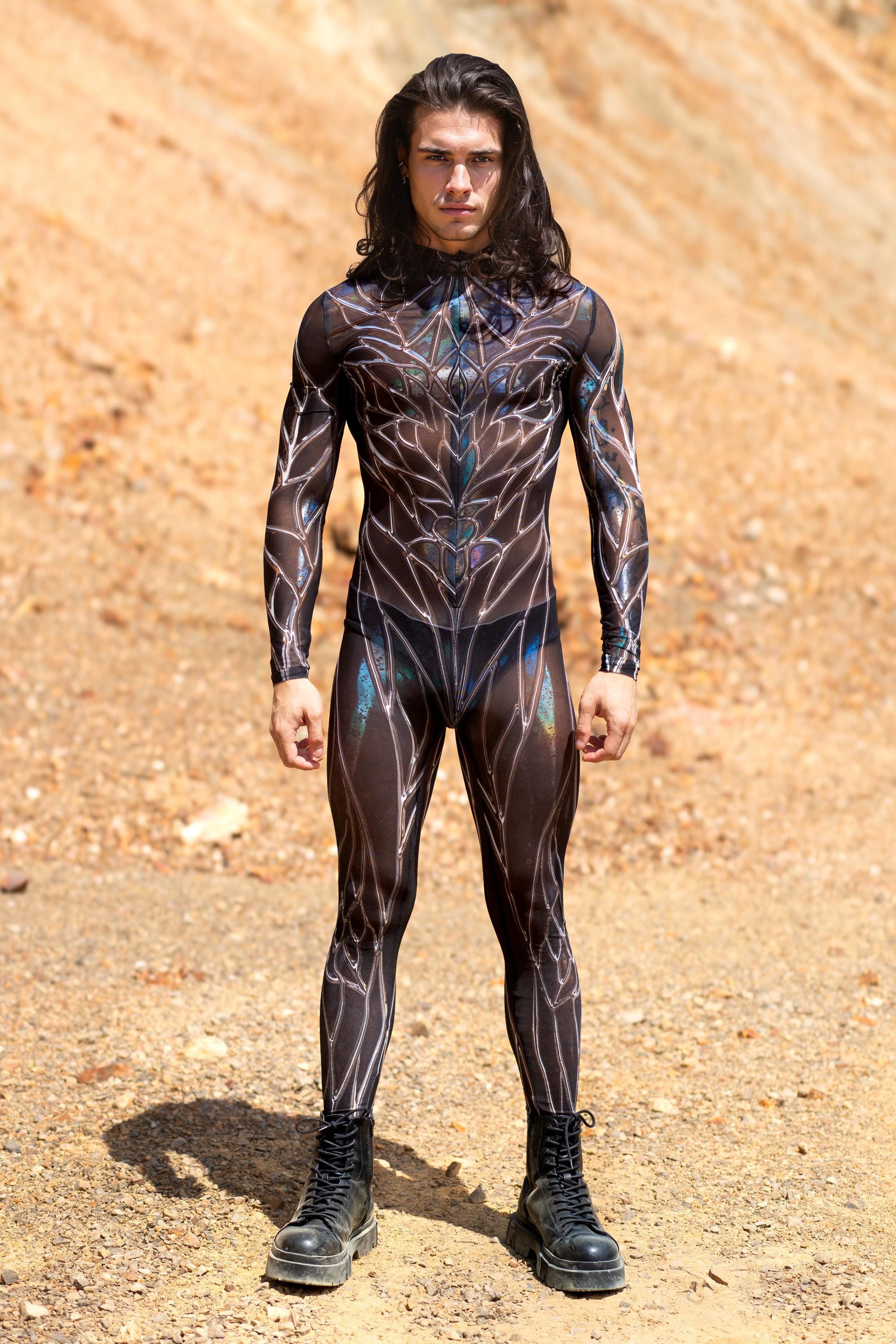 Oilslick Male Mesh Costume 2