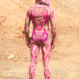 Aquarius Sun Pink Male Mesh Costume Set