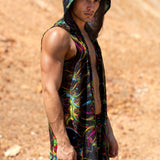 Dark Tendencies Mesh Male Hooded Vest