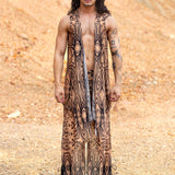 Composition Nude Mesh Male Vest Set