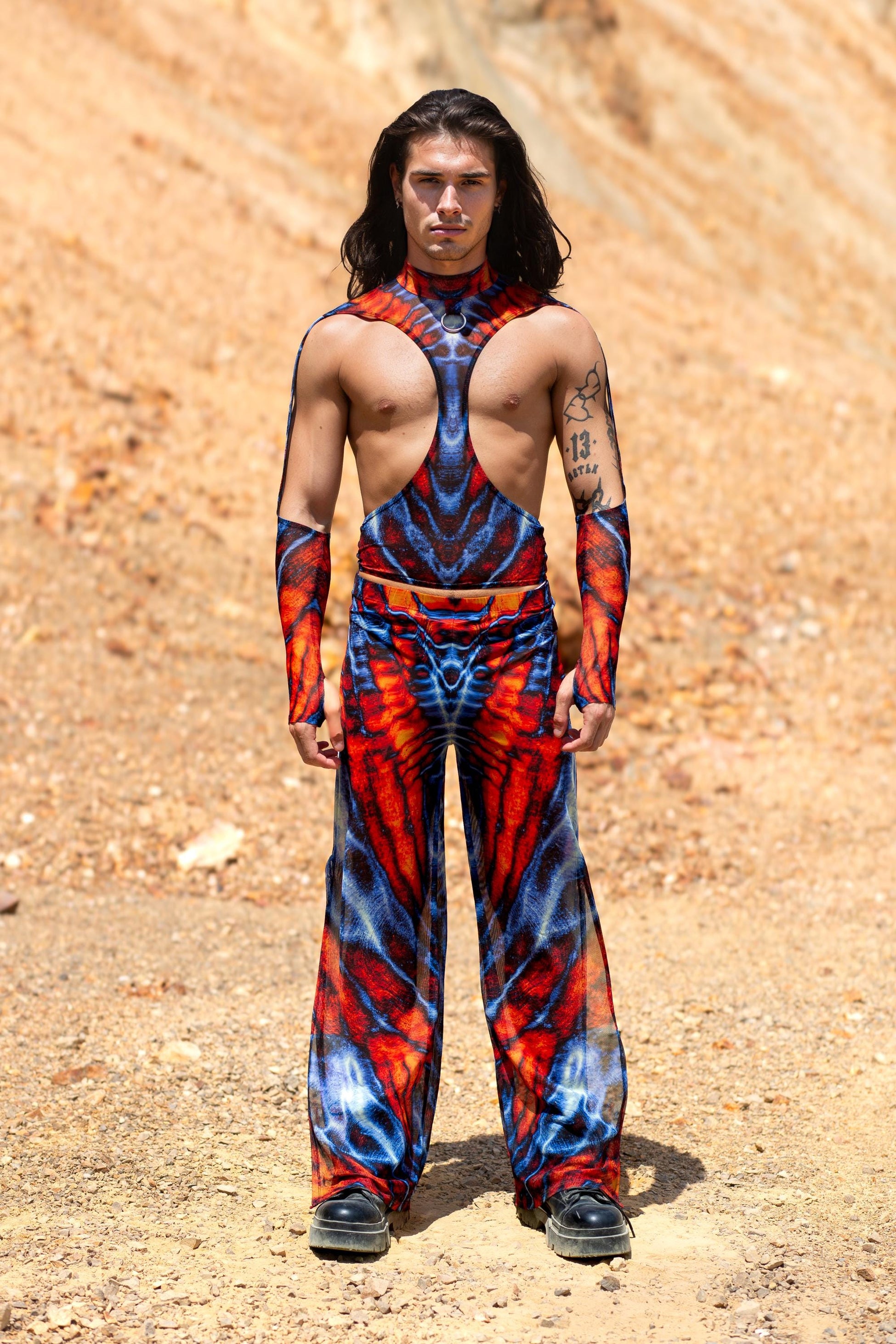 Magnium Blaze Mesh Male Split Pants 2