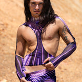 Zapped Mesh Male Split Pants
