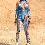 Crystalline Criss-Cross Jumpsuit Set