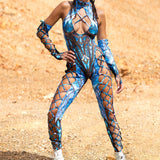 Crystalline Criss-Cross Jumpsuit Set