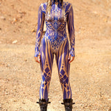 Ziona Navy Mesh Costume