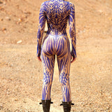 Ziona Navy Mesh Costume