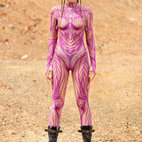 Venus Trap Purple Mesh Costume