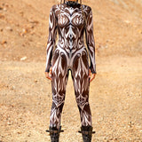 Warrior's Mark Dark Mesh Costume