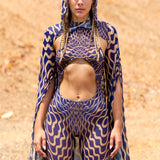 Mind Games Blue	Mesh Cloak