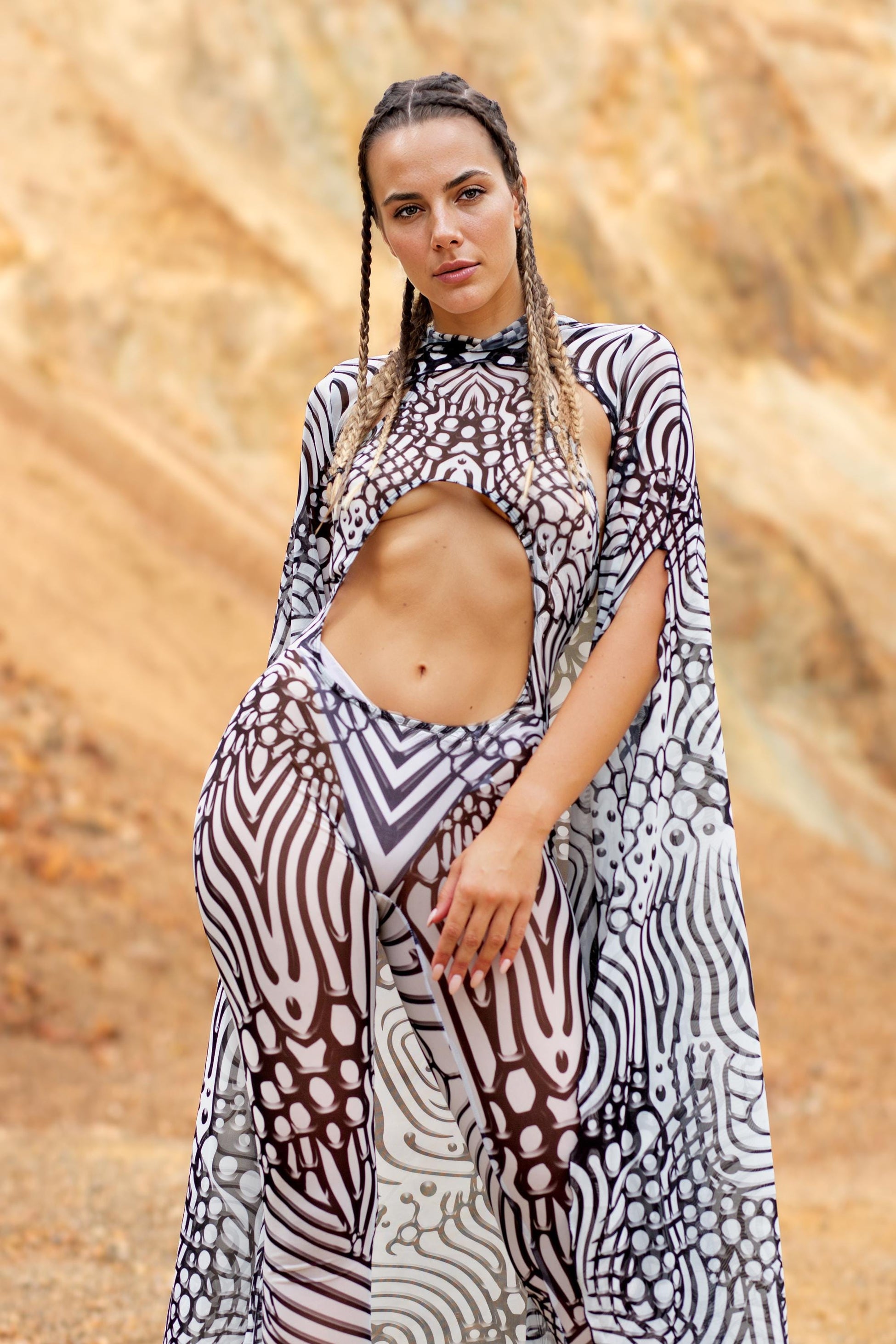 Lucidity Mesh Jumpsuit Set 1