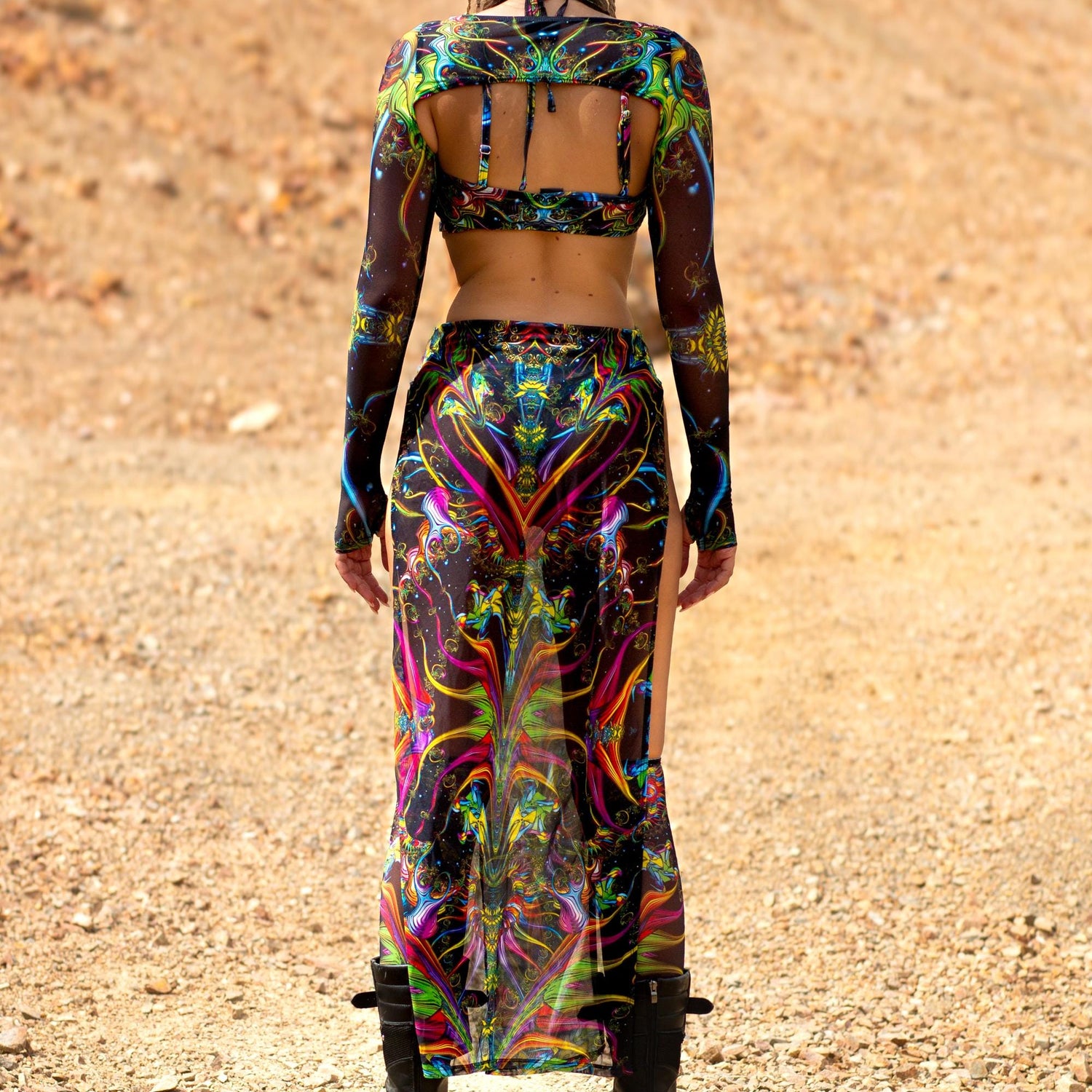 Dark Tendencies High Waist Bikini Festival
