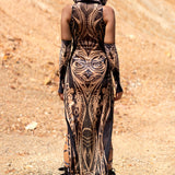 Vision Weaver Keyhole Dress Set