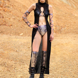 Silver Reptile Ring Bralette Top