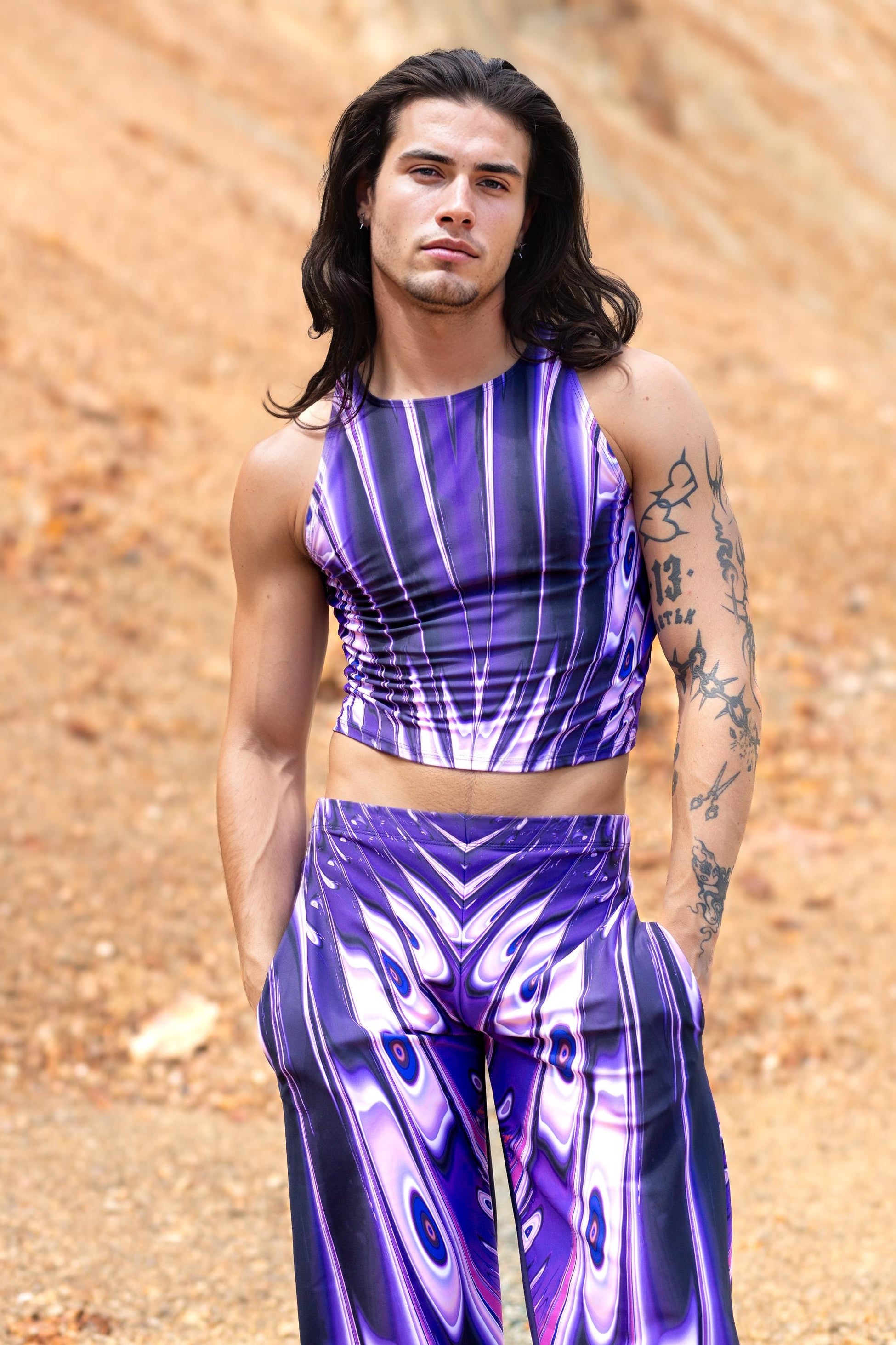 Zapped Male Halter Cuff Set 1
