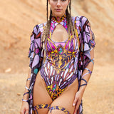 Ironwhisper Rose Angel Bodysuit