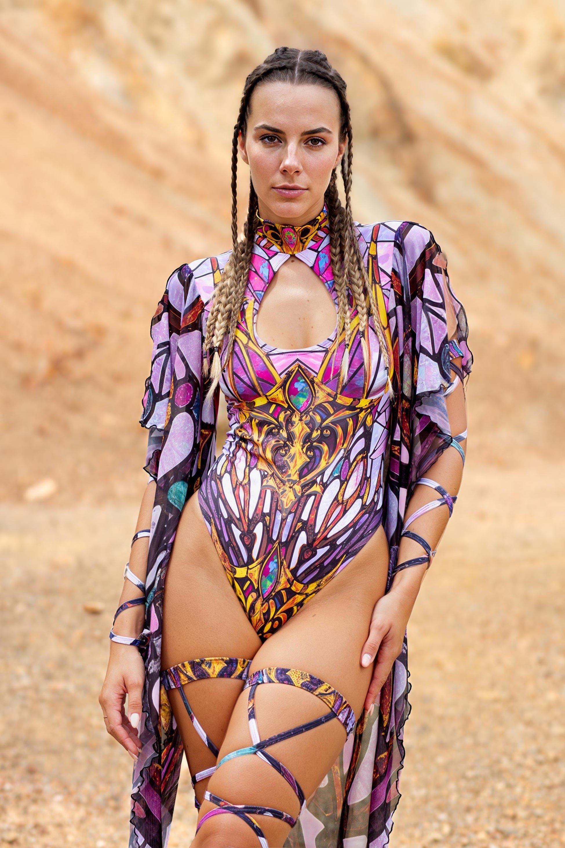 Ironwhisper Rose Angel Bodysuit 1