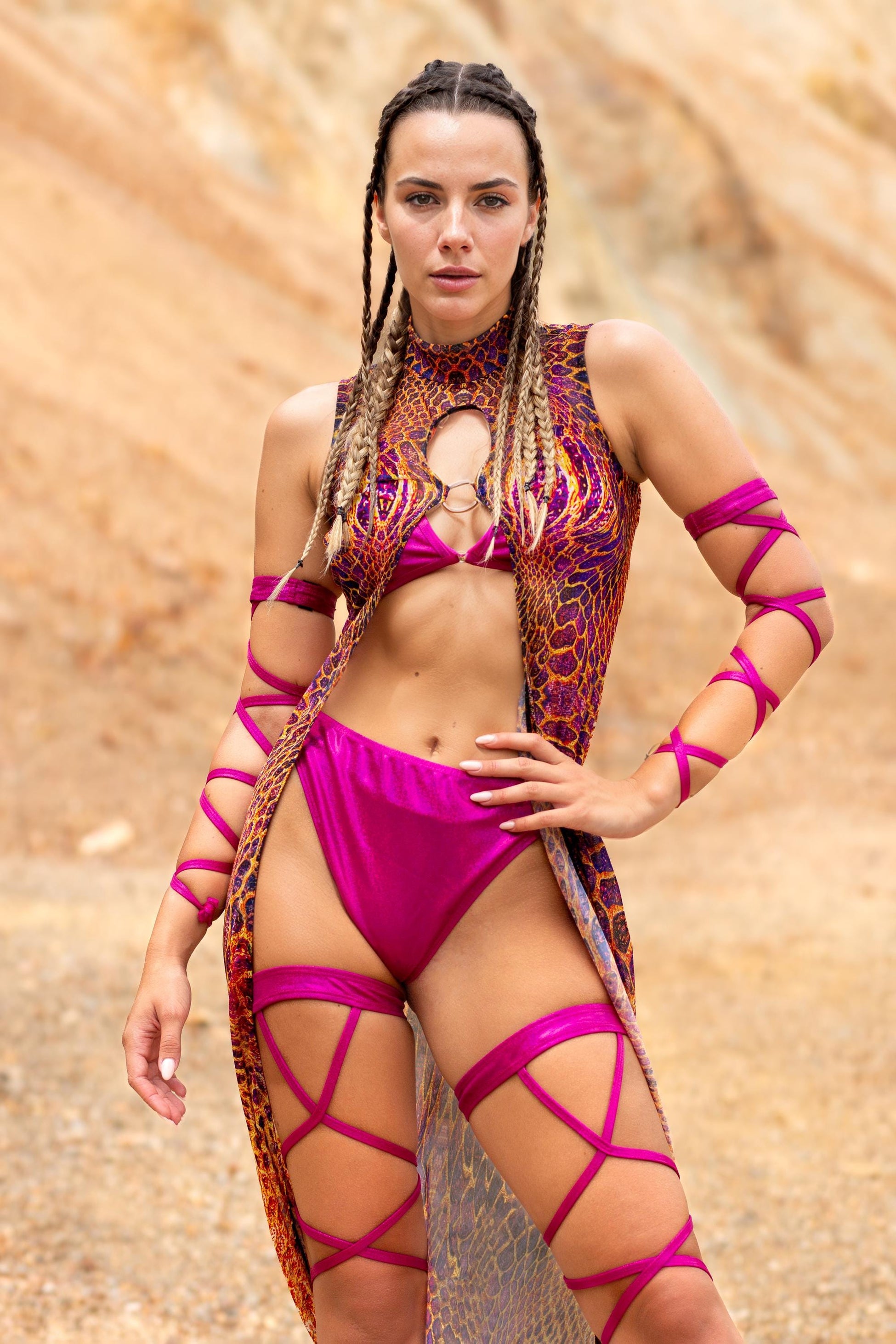 Desert Viper Ring Bralette Top 1