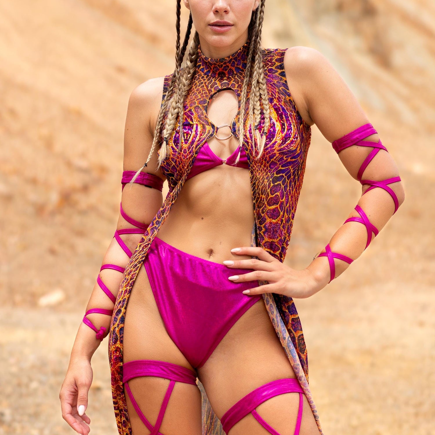 Desert Viper High Waist Bikini