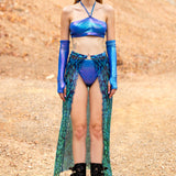 Luxe Aqua Ring Skirt Set