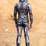 Fury Node Silver Male Mesh Costume Set
