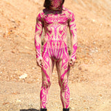 Aquarius Sun Pink Male Mesh Costume Set