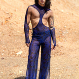 Composition Navy Male Cutout Top