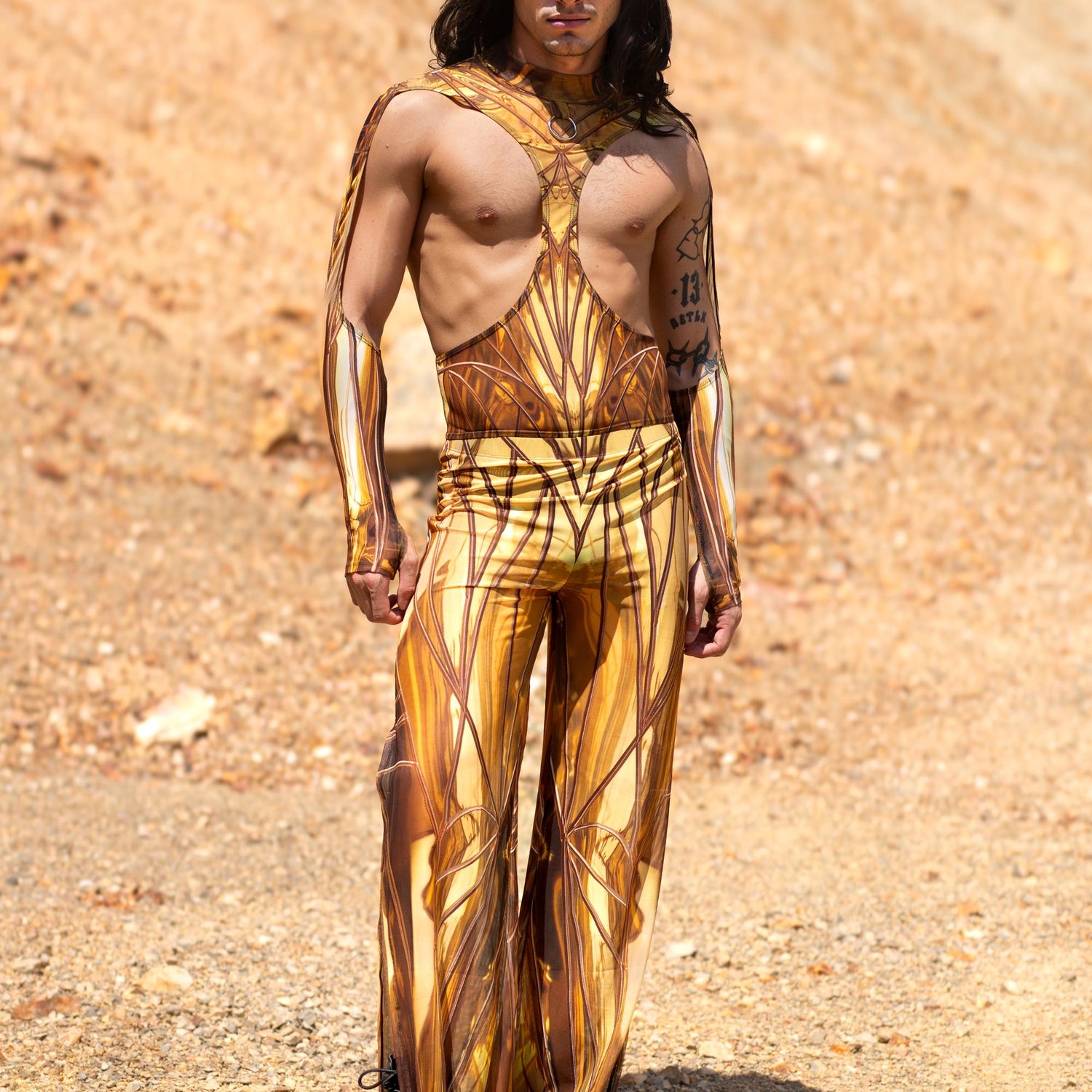 Solidus Gold Male Cutout Top Set Gold