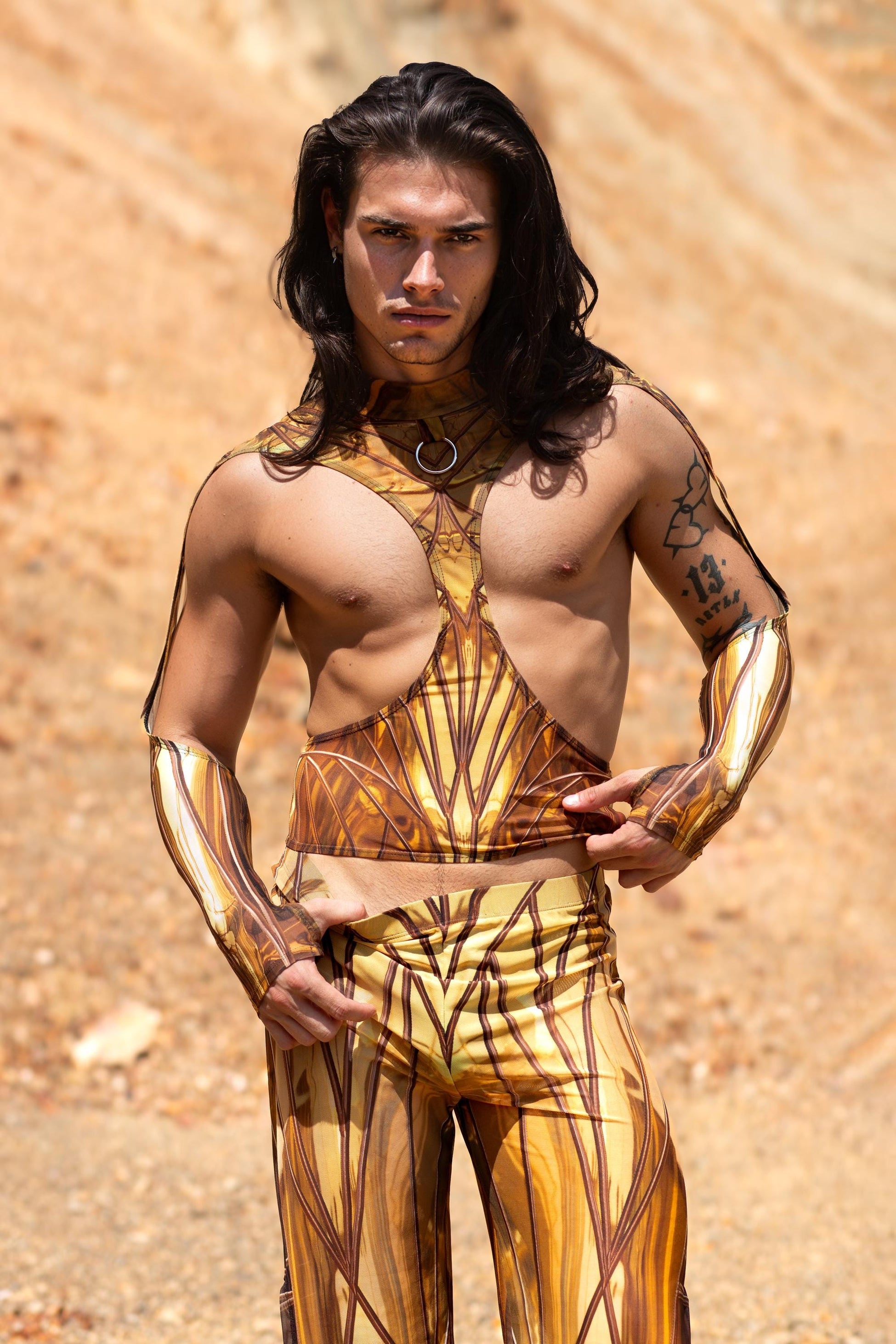 Solidus Gold Male Cutout Top Set 1