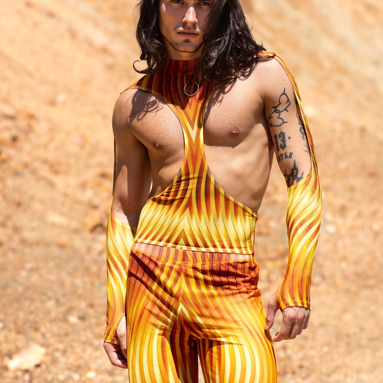 Desert Gold Male Cutout Top