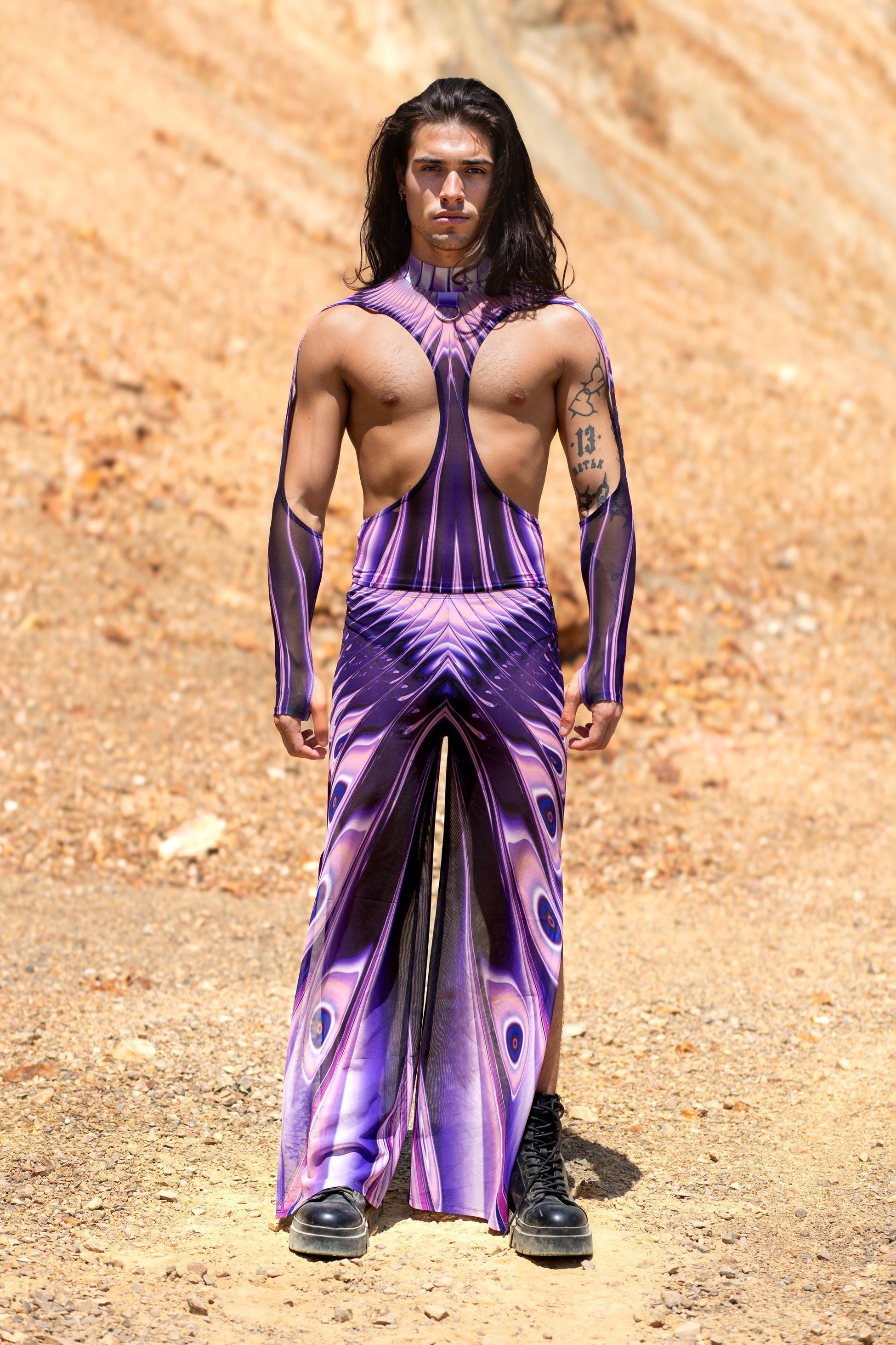 Zapped Male Cutout Top 2