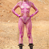 Venus Trap Purple Mesh Costume