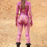 Venus Trap Purple Mesh Costume
