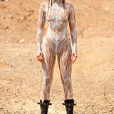 Venus Trap White Mesh Costume
