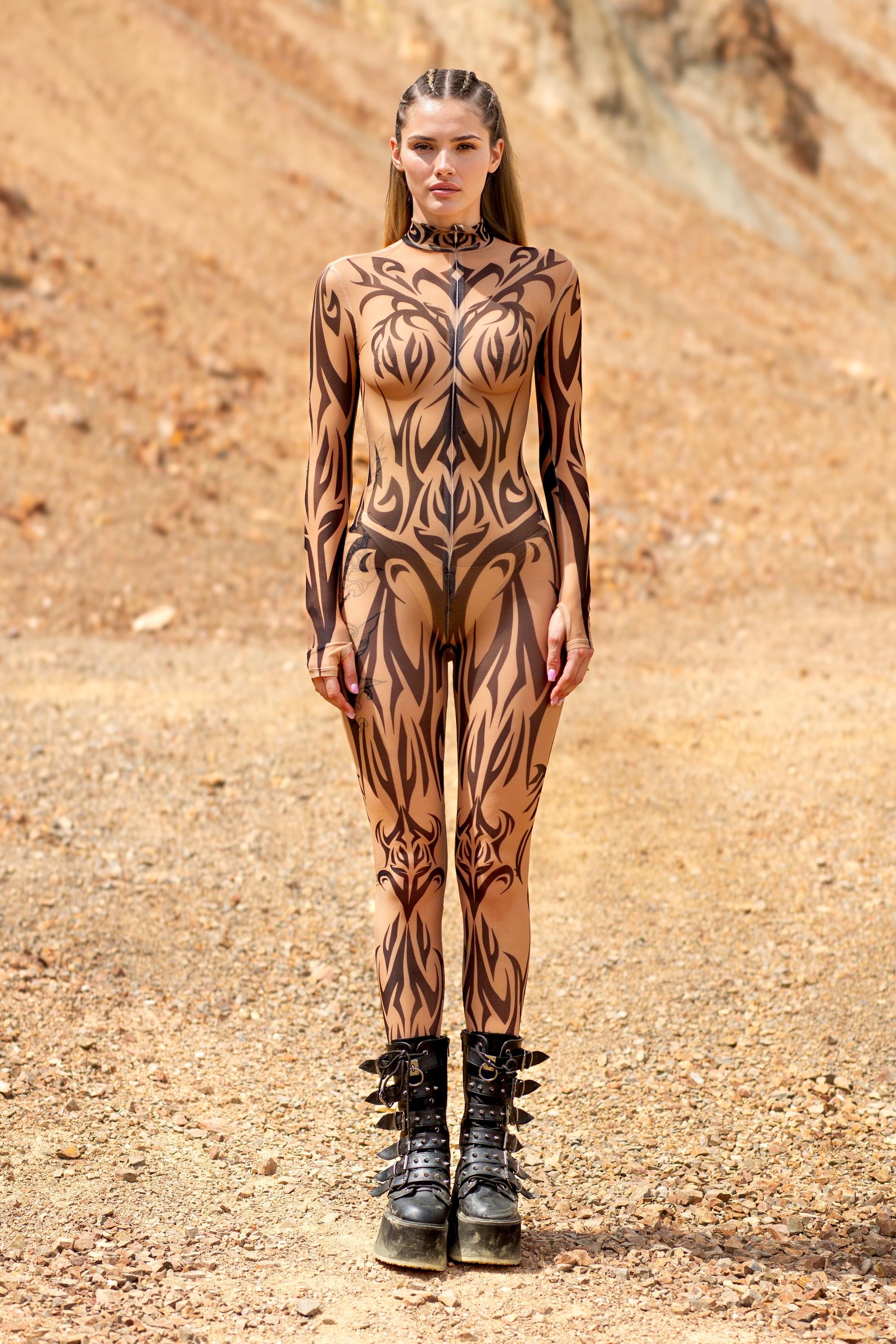 Warrior's Mark Mesh Costume 2