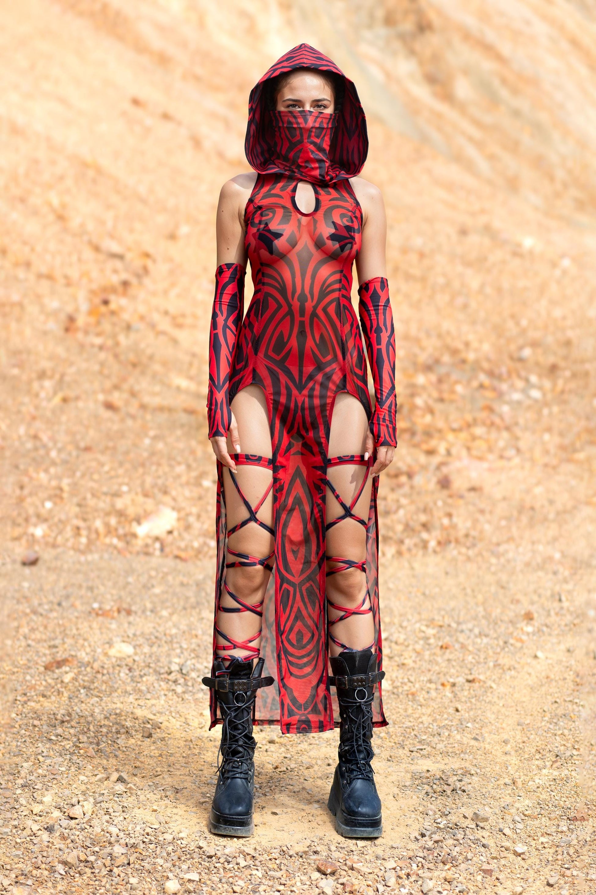 Hexed Keyhole Dress Set 2