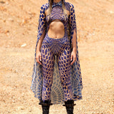 Mind Games Blue	Mesh Cloak