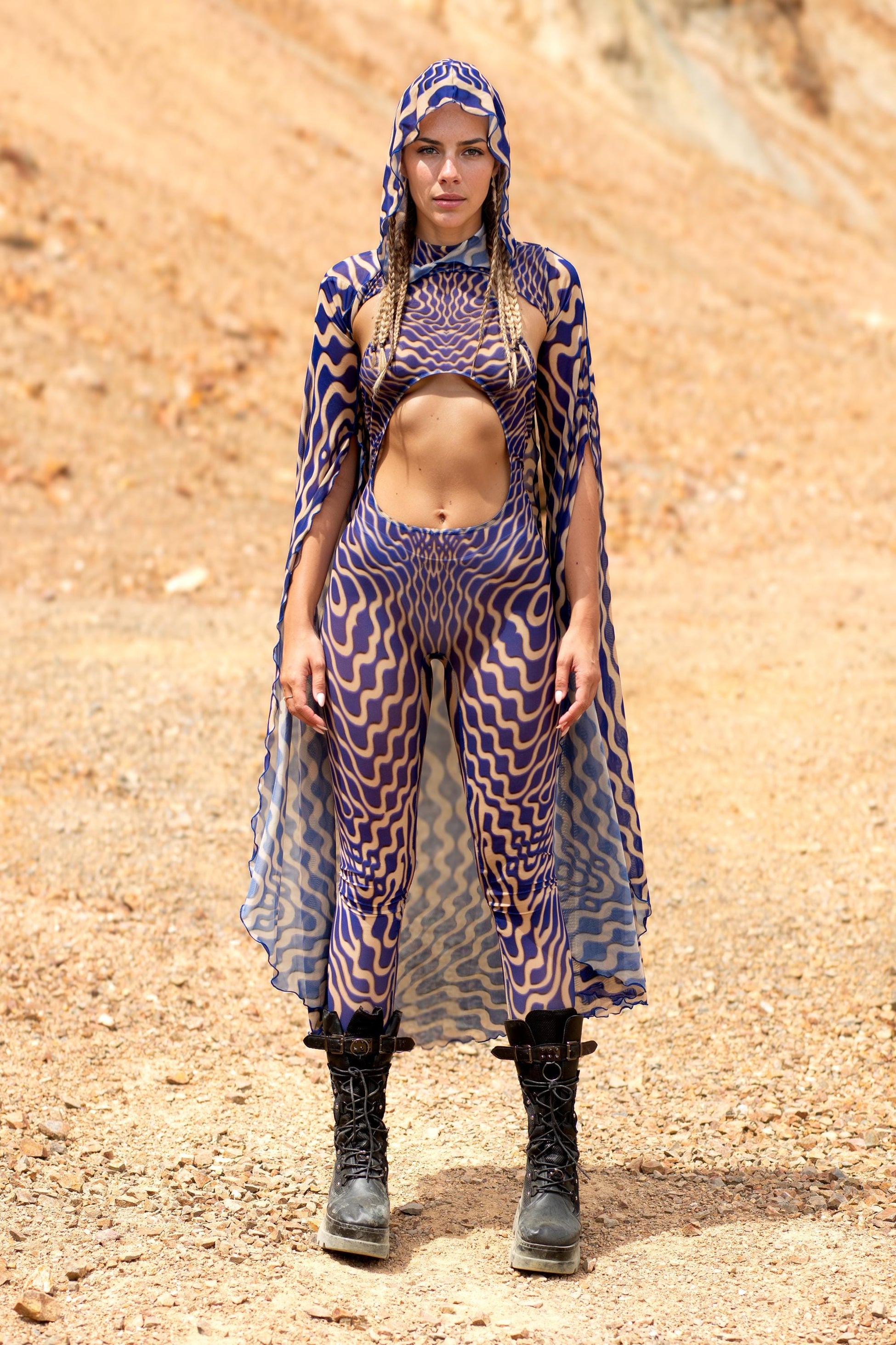 Mind Games Blue	Mesh Cloak 2