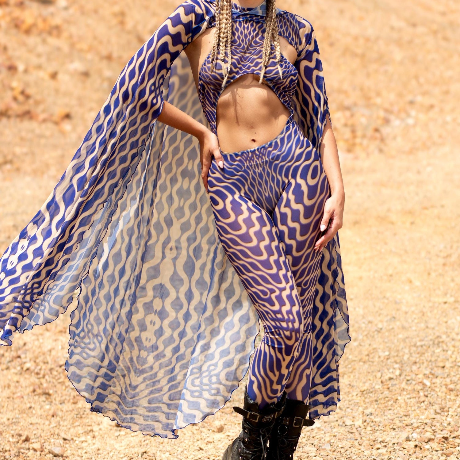 Mind Games Blue	Mesh Cloak Mesh