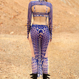 Mind Games Blue High Waist Bikini