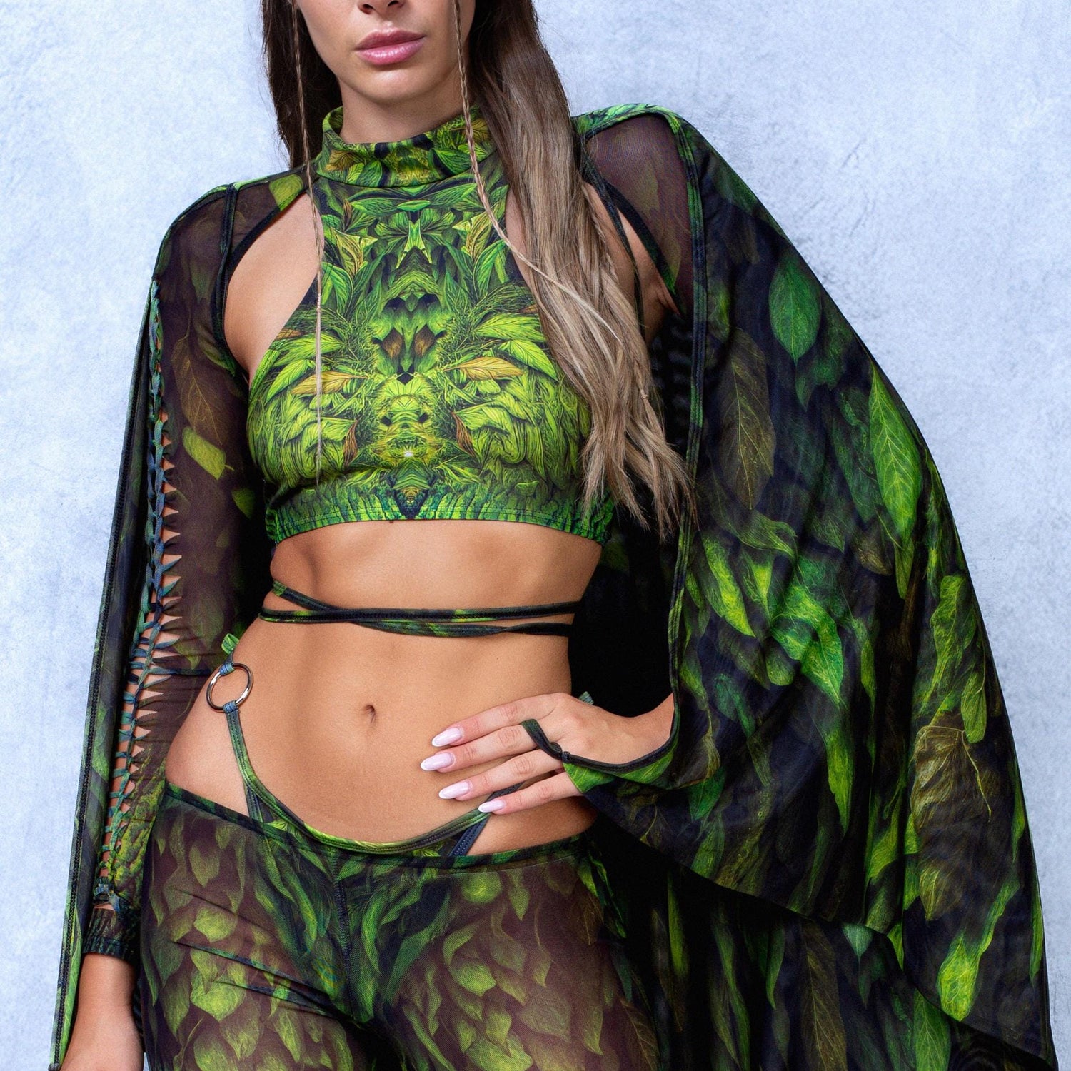 Sound of Wilderness Fairy Slit Weave Winged Set