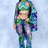 Caleidoscope Mesh Low Rise Pants