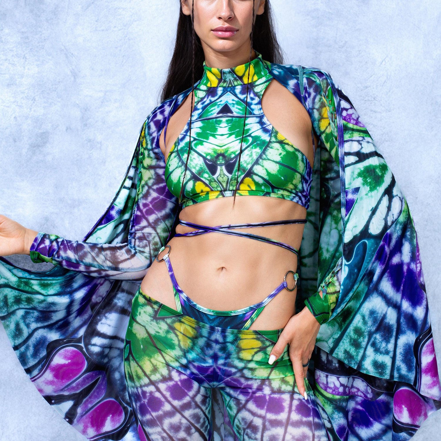 Caleidoscope Fairy Slit Weave Winged Set 6