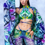 Caleidoscope Slit Weave Top