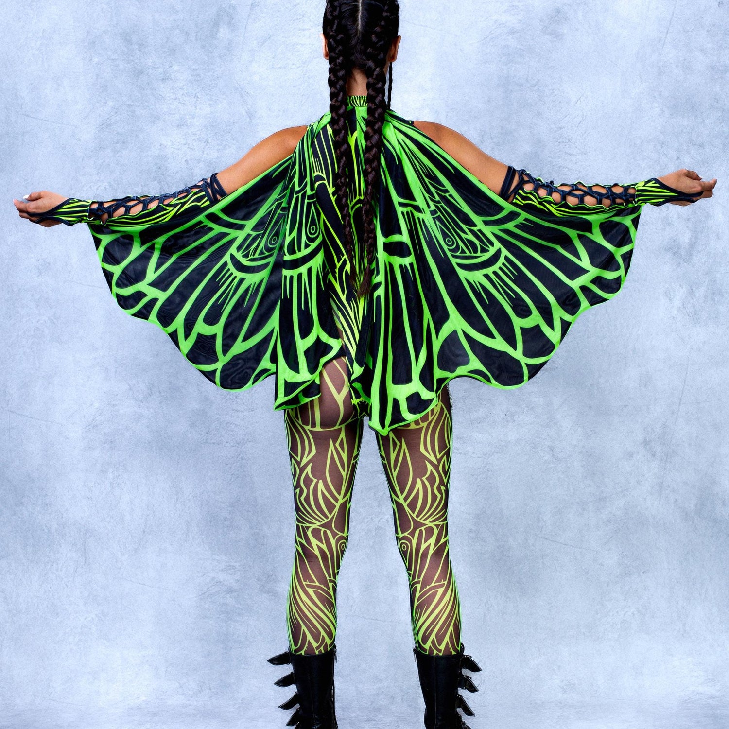 Shadewhisper Green Mesh Wings 7