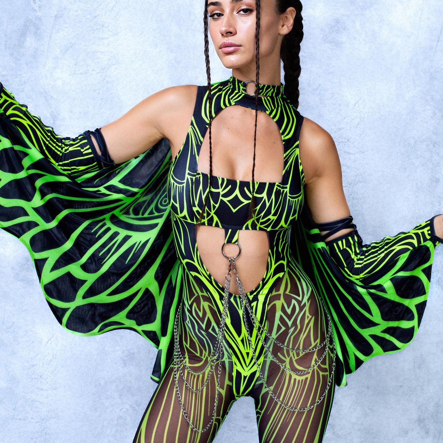 Shadewhisper Green Mesh Wings 9