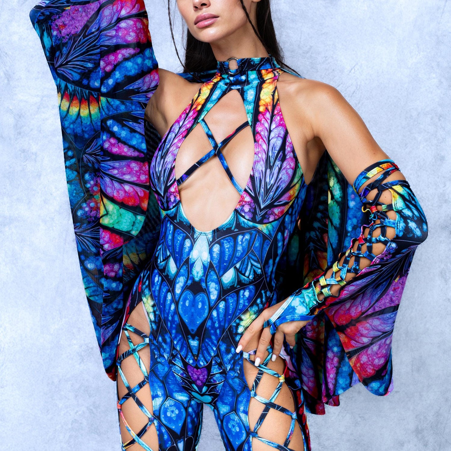 Fairy Open Mind Criss-Cross Jumpsuit